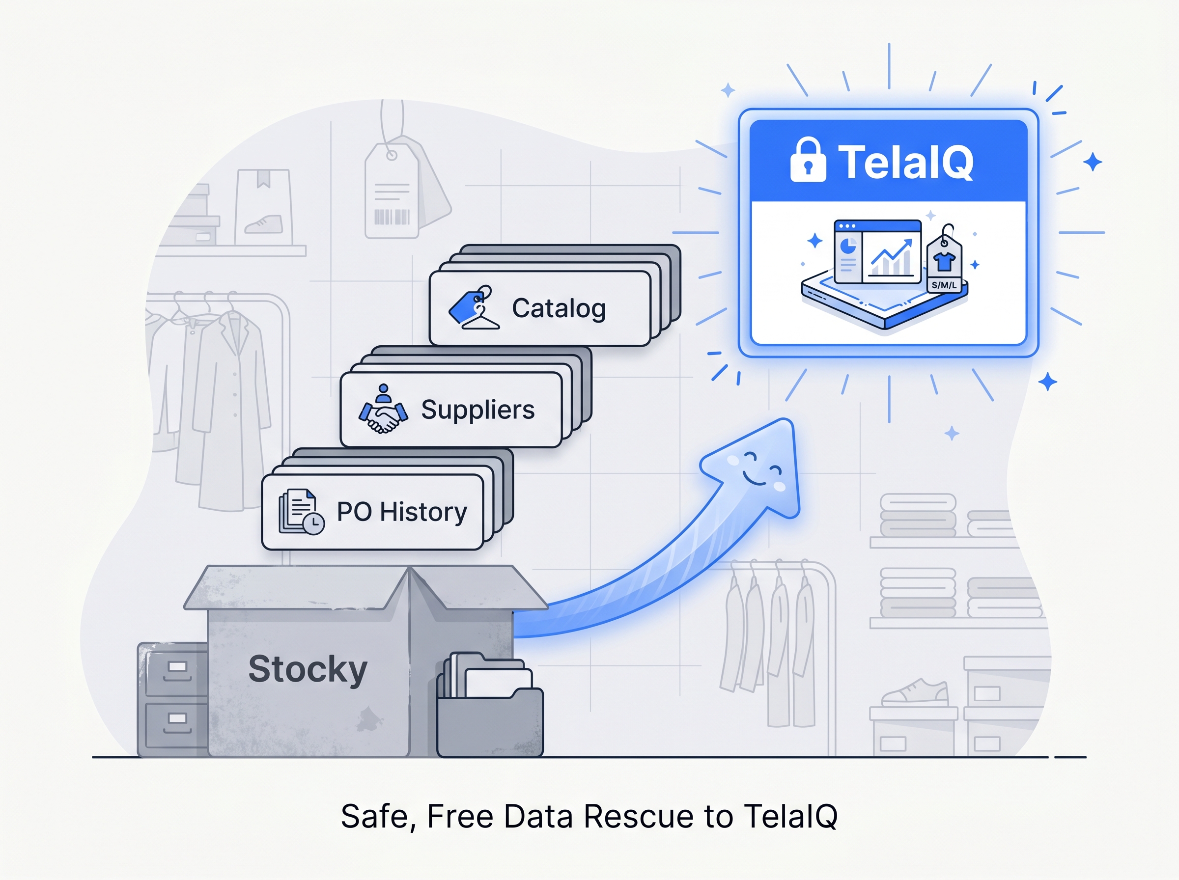 Rescue your Stocky data into TelaIQ